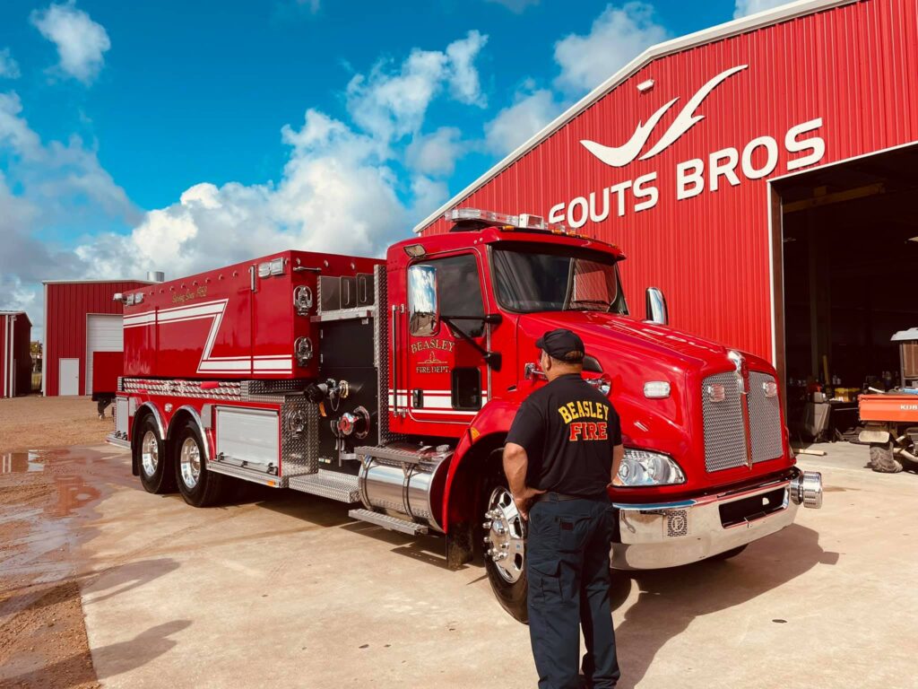 Gallon Tanker Beasley Tx Fouts Fire