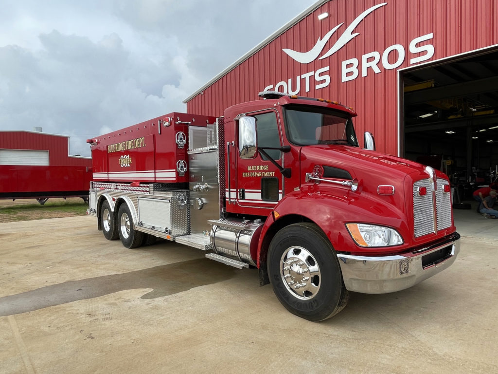 3000 Gallon Tanker Blue Ridge TX Fouts Fire