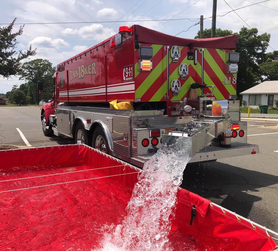 3000 Gallon Tanker WinstonSalem, NC Fouts Fire
