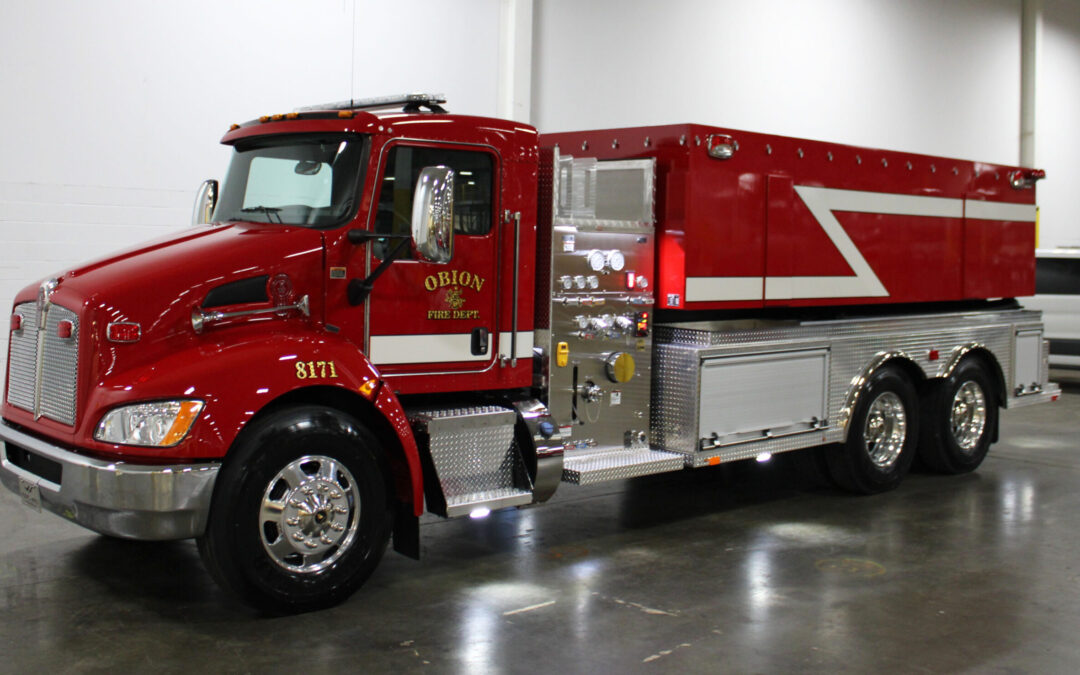 obion fire dept fouts bros 3000 gallon tanker dr side Fouts Fire