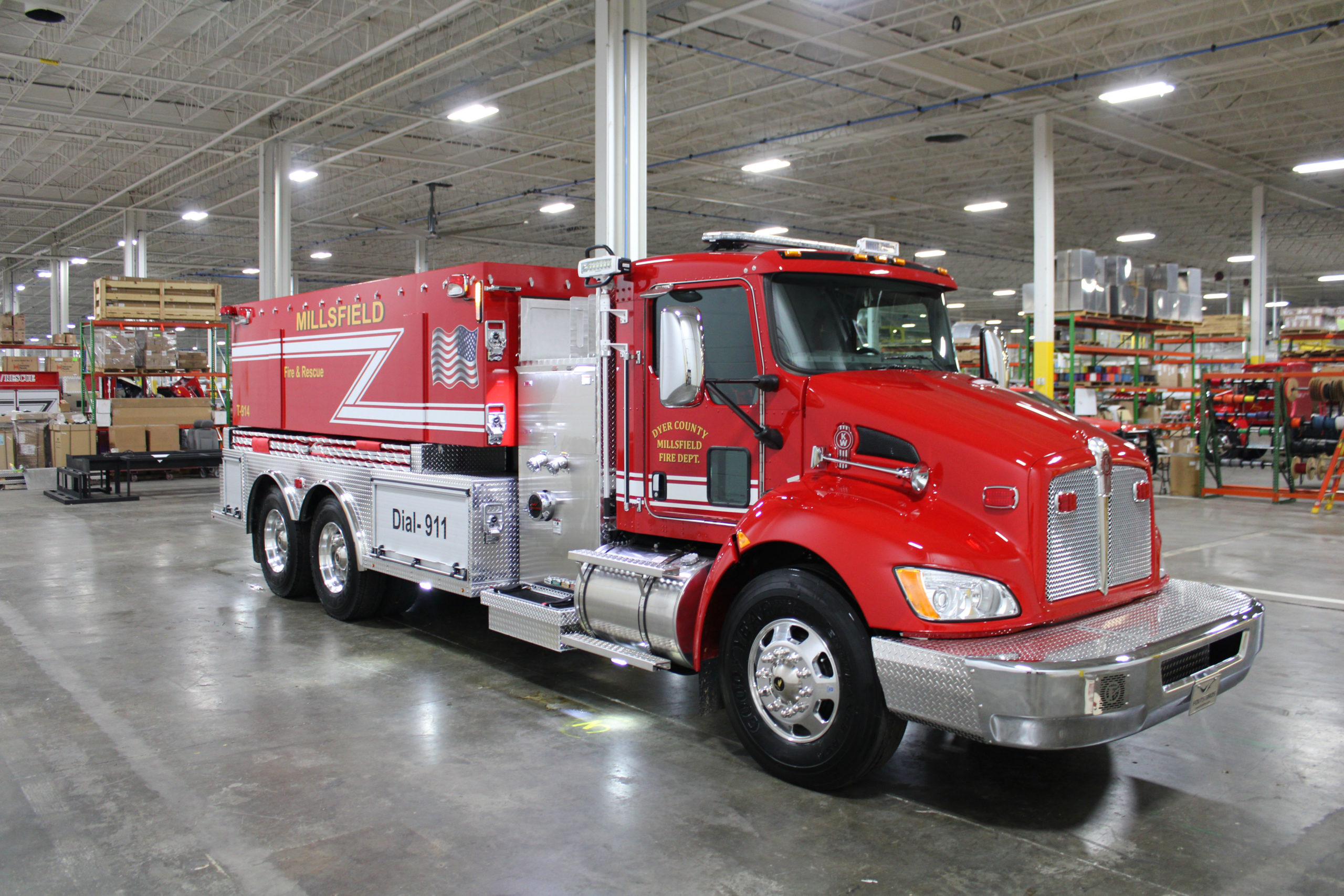 5 fouts bros – millsfield fire dept – 3000 gallon tanker – pass side ...