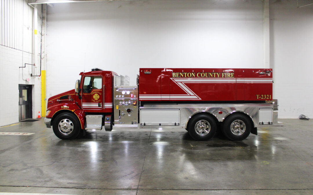 1 fouts bros 3000 gallon tanker benton county gravette fire dept